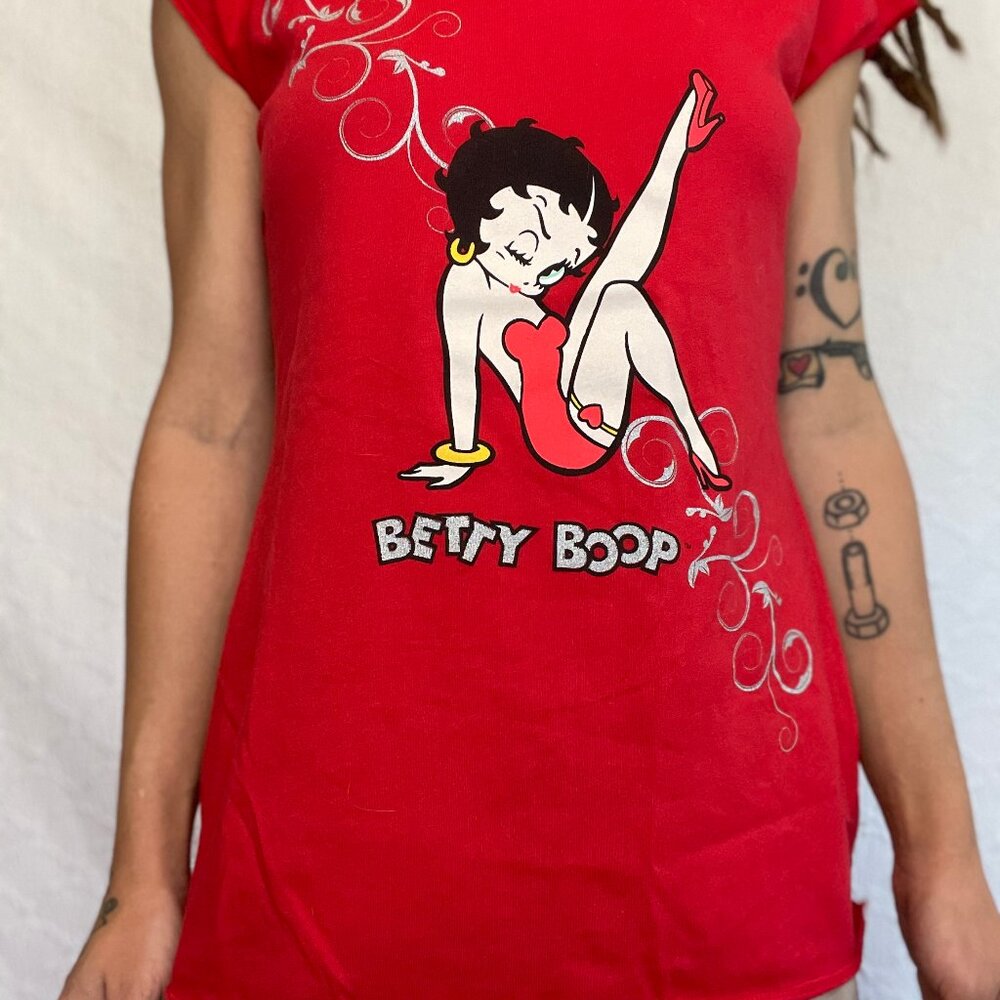 Betty Boop Tee Retro Cartoon Kawaii